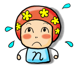 a.i.u.e.o.mushroom! sticker #256364