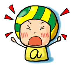 a.i.u.e.o.mushroom! sticker #256365