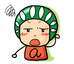 a.i.u.e.o.mushroom! sticker #256371