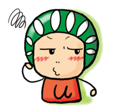 a.i.u.e.o.mushroom! sticker #256373