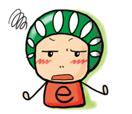 a.i.u.e.o.mushroom! sticker #256374
