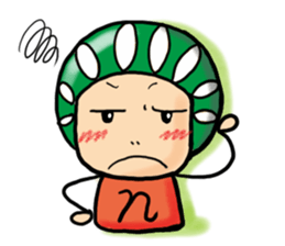 a.i.u.e.o.mushroom! sticker #256376