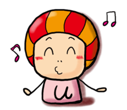 a.i.u.e.o.mushroom! sticker #256379