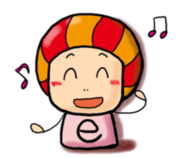 a.i.u.e.o.mushroom! sticker #256380