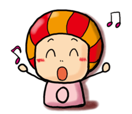 a.i.u.e.o.mushroom! sticker #256381