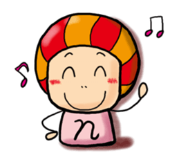 a.i.u.e.o.mushroom! sticker #256382