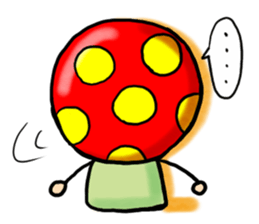 a.i.u.e.o.mushroom! sticker #256390