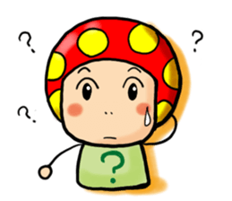 a.i.u.e.o.mushroom! sticker #256391