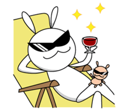 Life of the rabbit sticker #256481