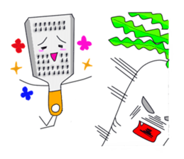 kitchen large reckless run sticker #256916