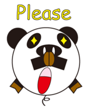 circle face 3 pig-panda sticker #257814