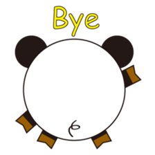 circle face 3 pig-panda sticker #257824