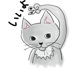 my cat "genie" sticker #258151