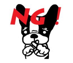 frenchbulldog P-chan sticker #258829