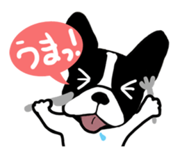 frenchbulldog P-chan sticker #258833