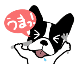 frenchbulldog P-chan sticker #258833