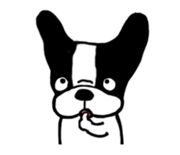 frenchbulldog P-chan sticker #258834