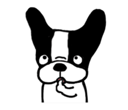 frenchbulldog P-chan sticker #258834