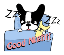 frenchbulldog P-chan sticker #258835