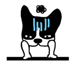 frenchbulldog P-chan sticker #258837