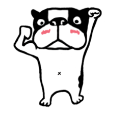 frenchbulldog P-chan sticker #258838