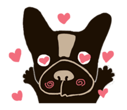 frenchbulldog P-chan sticker #258852