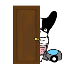 frenchbulldog P-chan sticker #258854