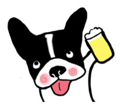 frenchbulldog P-chan sticker #258856