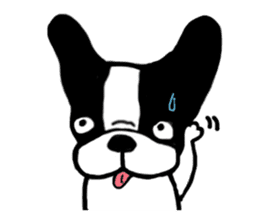 frenchbulldog P-chan sticker #258857