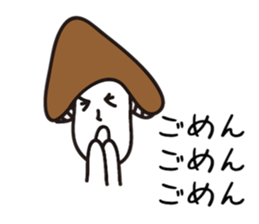 mushrooms !! sticker #258906