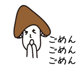 mushrooms !! sticker #258906