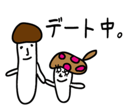 mushrooms !! sticker #258930