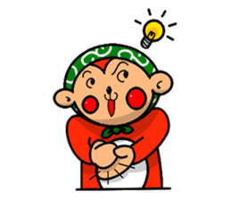 Hokkamuri monkey tsuyoshi sticker #260155