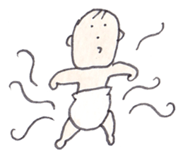 YUKI the Tow-years-old Boy sticker #260215