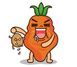 Crazy Vegetable sticker #261102