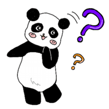 Chubby panda sticker #261149