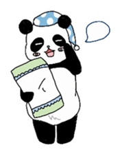 Chubby panda sticker #261174