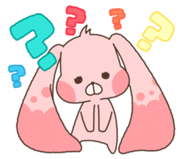 cute bunny "mimimi" sticker #261306