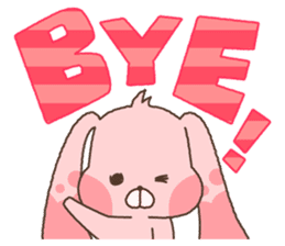 cute bunny "mimimi" sticker #261312