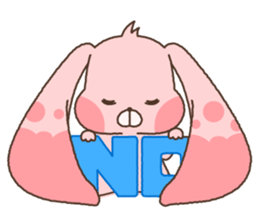 cute bunny "mimimi" sticker #261317