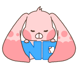 cute bunny "mimimi" sticker #261317