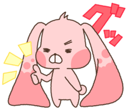 cute bunny "mimimi" sticker #261318