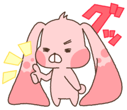 cute bunny "mimimi" sticker #261318