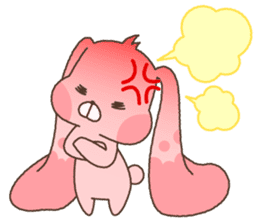 cute bunny "mimimi" sticker #261321