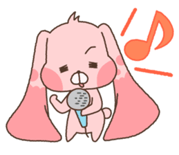 cute bunny "mimimi" sticker #261322