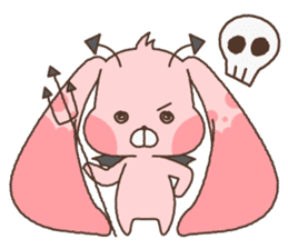 cute bunny "mimimi" sticker #261325