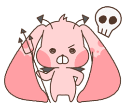 cute bunny "mimimi" sticker #261325