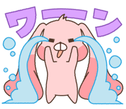 cute bunny "mimimi" sticker #261328