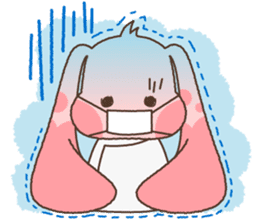 cute bunny "mimimi" sticker #261329