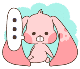 cute bunny "mimimi" sticker #261333